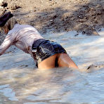 Fourth pic of Crazy outdoor mud exercises of clothed Gina Killmer, La Bella Blanca, Nessa Devil and Jenny Lee