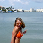 Second pic of Meet Madden Inner Coastal Busty Blonde Bikini