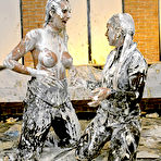 Fourth pic of Christina Lee and Melissa Ria turn the restaurant into a messy room covered in mud 