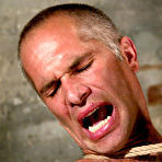 Third pic of Middle aged tied man gets punished by dom Tyla Wynn that loves facesitting and CBT