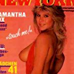 First pic of Samantha FOX busty brit popstar with big boobs on covers «  PornstarSexMagazines.com