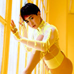 Second pic of Mia Valentine in Yellow Lingerie