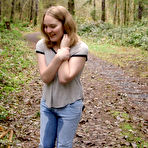 Fourth pic of In The Forest Peeing In Jeans
