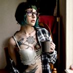 First pic of Skydot in Reflections Of A Languorous Reading by Suicide Girls | Erotic Beauties