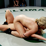 Third pic of 4 hot-bodied naked women Dia Zerva, Jessie Coxxx, Dragon Lily and Holly Heart wrestle