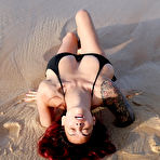 Third pic of Tera Patrick Beach Black Bikini