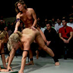 Fourth pic of Dia Zerva, Jessie Coxxx, Ariel X and Mellanie Monroe are addicted to wrestling