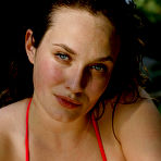 Third pic of Carrie Barber in a Red Bikini