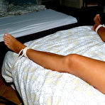 Second pic of Francesca Francesca tied naked in bed