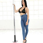 First pic of Sapphire LaPiedra moves from the stripper pole to the stud's hard pole