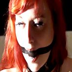 Fourth pic of clubropemarks A sensual red head drooling at the bar - video
