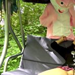 Second pic of 
        Sexy Chick fucked by horny Bunny in the Forest photos    