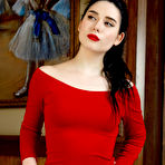 Second pic of Ofra Gauset in a Red Dress