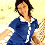 Second pic of Hottest Young Asian cutie showing her sensual teen curves outdoor by ShavedTeenGirls.com