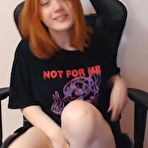 Fourth pic of Super cute petite teen redhead tiny tits and pussy teasing - AmateurPorn