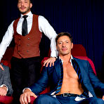 Second pic of menatplay: Threesome at Cine-X