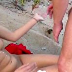 Fourth pic of Girlfriend takes my hard cock at the beach - AmateurPorn