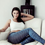 First pic of Joey Fisher White Sofa Jeans Skin Tight Glamour