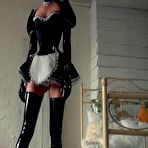 Second pic of Club Rubber Restrained | The French Maid, Korean fetish version - video