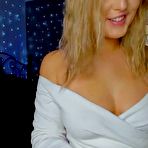 Second pic of Webcam petite blonde showing her perfect big tits - AmateurPorn