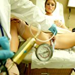 Third pic of Doctor Inserts Speculum In Velicity Von's Hairy Pussy And Pumps Her Clit / DefineBabe.com