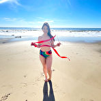 Third pic of Taylor Tott Nude Beach Ribbon Dancer