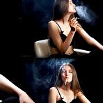 First pic of Russian Smokers | 18 y.o. Margarita is smoking two 120mm cigarettes and givving an interview about smoking