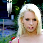 Fourth pic of Charming Goldilocks Sabrina S Strips Her Short Dress And Poses Naked In The Garden. / DefineBabe.com