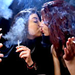 First pic of Russian Smokers | Smoking kisses party with 4 girls