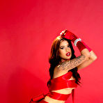 First pic of Roxy Ferrari unwraps her sexy body to get in the holiday spirit