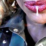 Fourth pic of yourpainismypleasure | A private spitting session with your Rubber Mistress