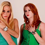 Second pic of WatchGirls.net | Amanda and Eva wearing their Oozoo watches