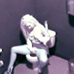 First pic of Hot Blonde Babe Masturbate On Public Toilet - FAPCAT