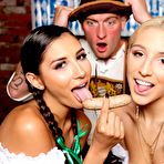 First pic of Two Lusty Sporty Babes Abella Danger And Gianna Dior Share A Massive Dick - FAPCAT