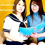 Fourth pic of Homeschooling - Japanese MILF teaching her teeny stepdaughter - Free Mature.nl gallery