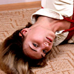 Second pic of Bound Feet | Maggie - strict hogtie on floor