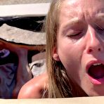 Third pic of Sexy Blonde and Hot Brunette have a threesome in a rooftop tent with stud - AmateurPorn