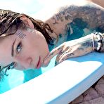 Fourth pic of Refen in Behind Blue Eyes by Suicide Girls | Erotic Beauties