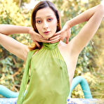 Second pic of Polina Pafio in Sheer Green