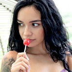 First pic of Dulce Licks a Lollipop