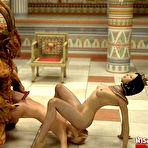 Third pic of Egyptian 3D Monster Threesome