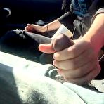 Second pic of Lesbian gives friend handjob in car - AmateurPorn