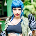 First pic of Fla in The Queen of Fighters by Suicide Girls | Erotic Beauties