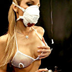 First pic of Corona Nurse Gina with Facemask