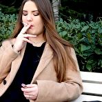 Fourth pic of Russian Smokers | Russian girl spends her lunch break smoking 3 cigs in a row