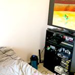 Fourth pic of Interrupted Gaming GF With A Big Dick & Cumshot - AmateurPorn