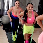 First pic of Cristina Miller, Sofia Lee, Lisa Gali - Fitness Rooms | BabeSource.com