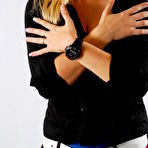 Fourth pic of WatchGirls.net | Britt wearing a black G-Shock