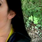 Fourth pic of Dirty Angelina | Yellow Leather & Red Nails Public Blowjob & Handjob – Fuck my nasty Mouth – Fuck my Tits – Cum on my Big Natural Tits