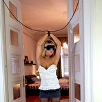 First pic of Kitty Kitty tied standing - then exposed